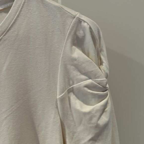 Frame denim cream long sleeved top Large - Picture 8 of 11